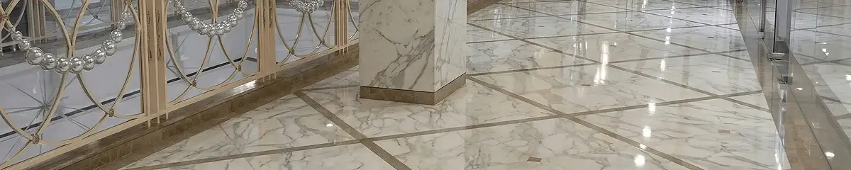 Beautiful marble floor professionally installed in New Haven, CT